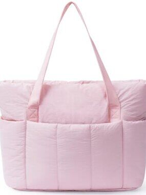🆕 Tote Bags for Women, Puffer Work Tote Bag Women for Travel, Beach, School,